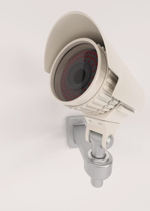 3D Render of CCTV Security Camera